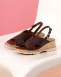 Sandale Marron Cuir
