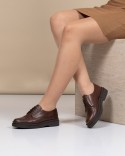 Derby Marron Cuir