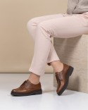 Derby Camel Cuir
