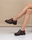 Derby Marron Cuir