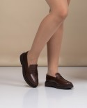 Derby Marron Cuir