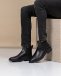 Boot Noir Cuir