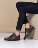 Derby Marron Cuir