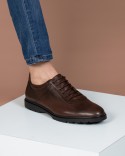 Derby Marron Cuir