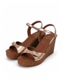 Sandale Femme Bronze Cuir
