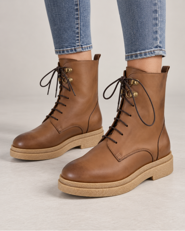 Bottine Camel SC Cuir